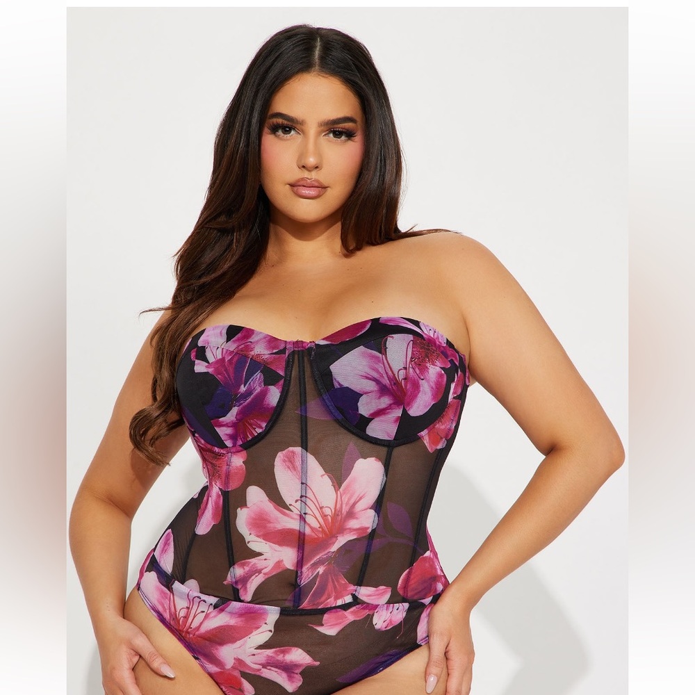 Floral Sheer Bodysuit